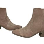 Lucky Brand Women’s Goddiy Leather Western Stitched Ankle Boot size 7 Photo 4