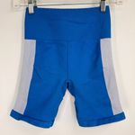 Fabletics  Seamless High-Waisted Seamless Ribbed Blue Shorts Size XS Photo 3
