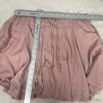 She & Sky Elastic Waist Skirt Skort Large Pink Mini flowy lightweight Mean Girls Photo 7