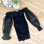 NEW Mesh Bodycon Dress Black Photo 0