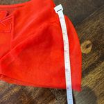 Vintage red embroidered floral‎ satin gown Photo 9