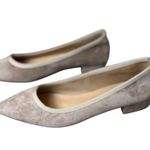 Mi.iM Luna Pointed Ballet Flat Leather Suede 8.5 Tan Neutral Casual Office Shoes Photo 1