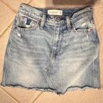 Abercrombie & Fitch Light Blue Mini Skirt Ultra High - rise Photo 2