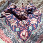 Billabong  Bikini Reversible Halter Top Floral Paisley​​ Photo 1