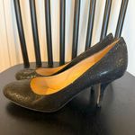 Kate Spade black glitter round toe pumps heels 8 Photo 5