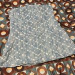 Pretty Little Thing 12 Blue Pleated A-Line Mini Skirt Photo 0