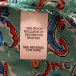 Cato est. 1946 bright colored v-neck hi low blouse Photo 10