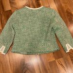 CAbi  women’s green tween jacket zip up, crop size 4,‎ spring, work, casual Photo 7