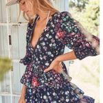 Love Shack Fancy Paris Long Sleeve Tiered Ruffle Minidress NWT Photo 0