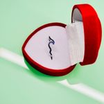 Boutique Sterling Silver wave Ring with sapphires  Photo 4