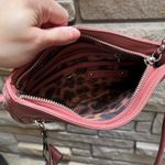 B. Makowsky Crossbody Bag Leather Mauve Pink Photo 3