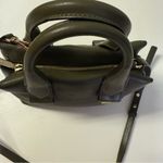 Michael Kors Rollins Satchel Green Pebbled Leather Tote Cross Body Photo 6