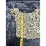 No Boundaries  Floral Button Front Crop Top Size S Photo 2