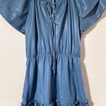 Olivia James The Label Tinsley Faux Leather Dress in Topaz Leather Photo 2