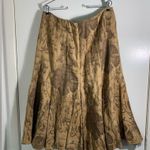 Ralph Lauren Lauren , brown, linen, floral, midi skirt. 12 Photo 2