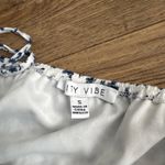 City Vibe  White and Blue Floral Mini Dress Photo 1