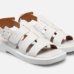 NIB Robert Clergerie Ramona Fusherman Sandal in White Size 8 Photo 3