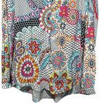 Desigual  Multicolored Print Button Down Blouse Top Size Small Photo 3
