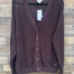 BDG NWT  Open Knit Brown Beach Cardigan Photo 0
