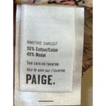 Paige Women's Azul Top in Black Multi Size S Fall Spring Summer Peplum Smocked Photo 7