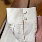 Levi's Levi’s Button-Up Blouse with Bow Tie Cream Size Medium Photo 4