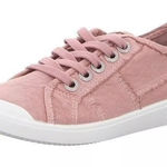 Blowfish Malibu Play Kicks Canvas Sneakers Rose Pink Casual Low Top Women Size 10 Photo 0