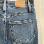 Paige  Denim Cindy High Rise Straight Leg Destroyed Raw Hem Jeans in Mel Size 24 Photo 12