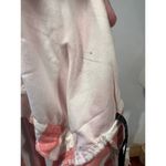 Forever 21 Womens Striped Cotton Linen Front Tie Jumpsuit Medium Red White Resortwear Photo 7