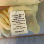 White floral smocked mini dress sz L summer wedding guest bridal shower feminine Size L Photo 8