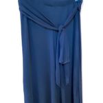 Vintage 90's/Y2K Lined Tie Waist Palazzo Pants Black Size Small Photo 0