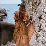 Daughters of India Zuri Wrap Dress in Autumn NEW Brown Size XS Photo 6