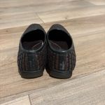 Sesto Meucci  Leather Woven loafers Black Brown size 7.5 Photo 2