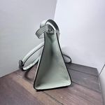 Kate Spade  Leather thumb medium satchel handbag Green Photo 2