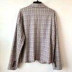 Free People  Cali Plaid Blazer L‎ Photo 7