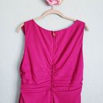 Kay Unger Kay‎ Unger Fuchsia Pink Sleeveless Ruffle Dress Photo 6