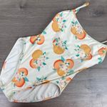 Kate Spade New York Cream Oranges Print One Piece Swimsuit Sz.M Photo 4