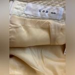 L.O.D style Women's Quilted Stripes Pencil Skirt Cream Color Really Good Quality Photo 7