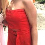 Free People Strapless Jumpsuit (orangish-red)  Photo 0