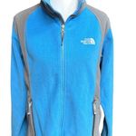 The North Face Fleece Jacket Blue Gray Size Large Photo 9