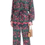 NOWT See By Chloé Women's Floral Wide Leg Elastic Waist Pants Size 38 Multicolor Photo 1