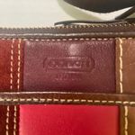 Coach Patchwork Brown Leather Suede Duffel Shoulder Bag Crossbody Purse Handbag Photo 2