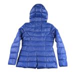 SOIA & KYO Women’s Down Puffer Jacket Blue Hooded Lightweight Size S/P F266 Photo 4