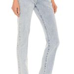 superdown Dylan Straight Denim Jean in Vintage Blue Photo 2