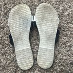 Tkees Kat Strap Leather Sandals Flats Black White Sz 7 Photo 5