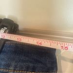 INC  International Concepts Straight Leg cropped fringe jeans Denim button fly Photo 3