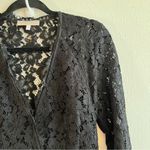 WAYF Dress Black Lace Long-Sleeve Say It Out Loud V Neck Mini Sz M EUC Nordstrom Photo 9