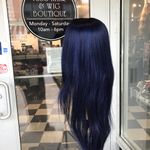 Wig Blue swisslace Lacefront Long Layers Wig 2020 Photo 1