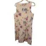 Theory Watercolor Floral Dress 12 Sleeveless Feminine Wedding Guest Spring Photo 1