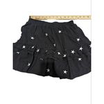 NATIVE DAUGHTERS Embroidered Stars Skirt Medium Black Photo 2