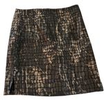 RAG size 12, black‎ and gold skirt midi Black Photo 6